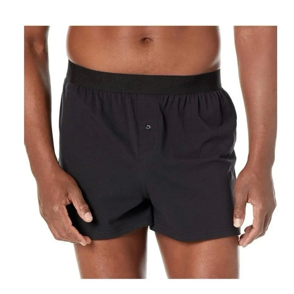 Amazon Essentials black sleep shorts 5XLT never worn lightweight‎ elastic waist
